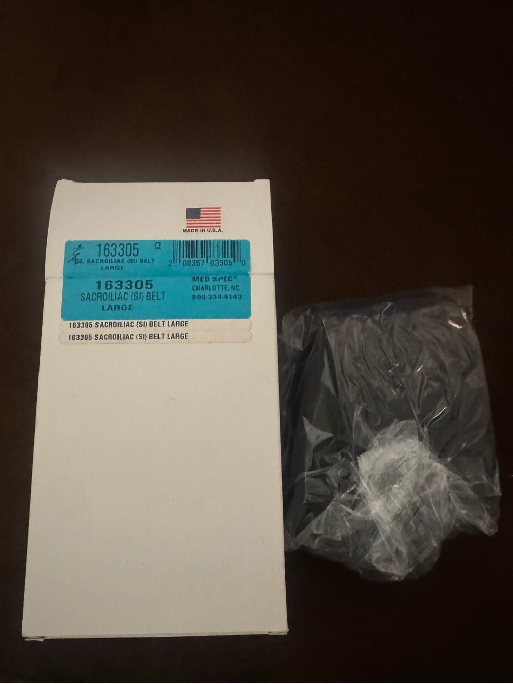 Med Spec SI Belt Large Model # 163305